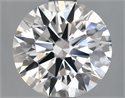 Lab Grown Diamond 1.44 Carats, Round with Ideal Cut, D Color, VS1 Clarity and Certified by IGI