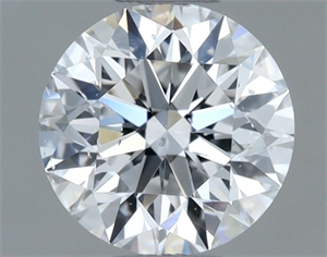 Picture of Natural Diamond 0.50 Carats, Round with Excellent Cut, D Color, SI2 Clarity and Certified by GIA