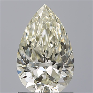 Picture of Natural Diamond 1.01 Carats, Pear with  Cut, J Color, VVS1 Clarity and Certified by IGI