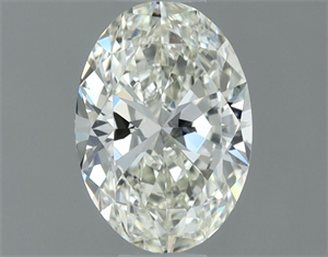 Picture of Natural Diamond 0.60 Carats, Oval with  Cut, J Color, VVS1 Clarity and Certified by IGI