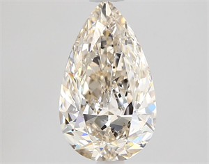 Picture of Natural Diamond 1.01 Carats, Pear with  Cut, K Color, VS1 Clarity and Certified by GIA