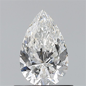 Foto Diamante Natural 0.60 quilates, De pera , Color F, claridad VS1 y certificado GIA de