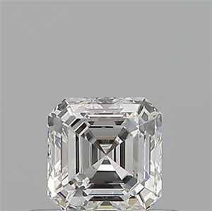 Foto Diamante Natural 0.52 quilates, Asscher , Color E, claridad VVS1 y certificado GIA de