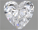 Natural Diamond 0.41 Carats, Heart with  Cut, D Color, VS2 Clarity and Certified by GIA