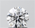 Del inventario de diamantes de laboratorio, 1.03 quilates, Redondo , Color E, claridad VVS1 y certificado IGI