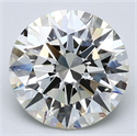 Diamante Natural 3.24 quilates, Redondo , Color K, claridad SI1 y certificado GIA
