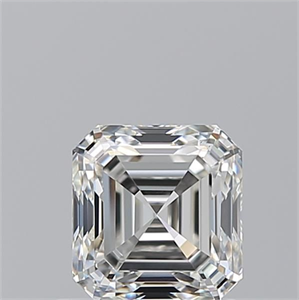 Picture of Natural Diamond 1.03 Carats, Asscher with  Cut, H Color, VS2 Clarity and Certified by GIA