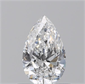 Diamante Natural 0.50 quilates, De pera , Color D, claridad VVS2 y certificado GIA