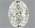 Natural Diamond 0.90 Carats, Oval with  Cut, I Color, VVS1 Clarity and Certified by GIA