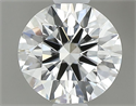 Natural Diamond 0.70 Carats, Round with Very Good Cut, G Color, IF Clarity and Certified by GIA