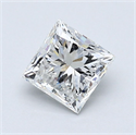 Diamante Natural 1.00 quilates, Princesa , Color G, claridad SI2 y certificado GIA