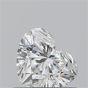 Picture of Natural Diamond 0.56 Carats, Heart with  Cut, G Color, IF Clarity and Certified by GIA