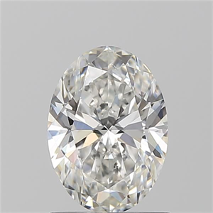 Picture of Natural Diamond 1.20 Carats, Oval with  Cut, G Color, SI1 Clarity and Certified by GIA
