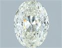 Natural Diamond 1.21 Carats, Oval with  Cut, J Color, VVS2 Clarity and Certified by IGI