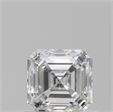Diamante Natural 0.72 quilates, Asscher , Color D, claridad SI1 y certificado GIA