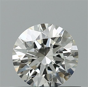 Picture of Natural Diamond 0.42 Carats, Round with Excellent Cut, G Color, VVS1 Clarity and Certified by IGI