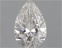 Natural Diamond 0.51 Carats, Pear with  Cut, E Color, I1 Clarity and Certified by GIA
