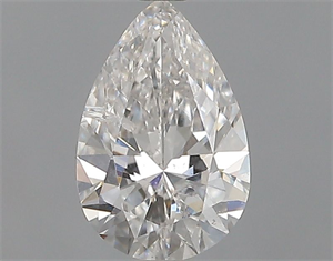 Picture of Natural Diamond 0.51 Carats, Pear with  Cut, E Color, I1 Clarity and Certified by GIA