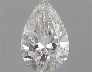 Picture of Natural Diamond 0.51 Carats, Pear with  Cut, E Color, I1 Clarity and Certified by GIA