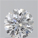 Diamante Natural 0.62 quilates, Redondo , Color D, claridad VVS1 y certificado GIA