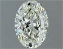 Diamante Natural 0.90 quilates, Ovalado , Color K, claridad IF y certificado IGI
