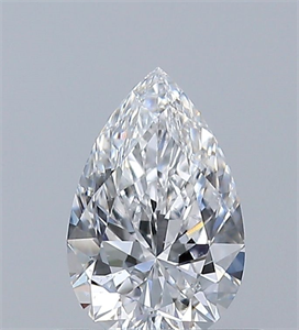 Picture of Natural Diamond 0.50 Carats, Pear with  Cut, E Color, SI1 Clarity and Certified by GIA