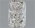 Natural Diamond 1.01 Carats, Radiant with  Cut, G Color, SI2 Clarity and Certified by HRD