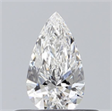 Natural Diamond 0.30 Carats, Pear with  Cut, E Color, SI1 Clarity and Certified by GIA