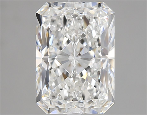 Foto Diamante Natural 3.01 quilates, Radiante , Color F, claridad SI1 y certificado GIA de