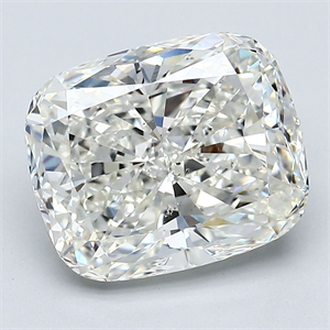 Picture of Natural Diamond 4.09 Carats, Cushion with  Cut, I Color, SI2 Clarity and Certified by GIA