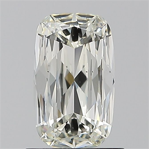 Picture of Natural Diamond 0.72 Carats, Cushion with  Cut, J Color, VS2 Clarity and Certified by GIA