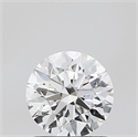 Lab Grown Diamond 0.86 Carats, Round with Excellent Cut, D Color, VVS1 Clarity and Certified by IGI