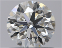 Natural Diamond 0.70 Carats, Round with Very Good Cut, I Color, IF Clarity and Certified by GIA