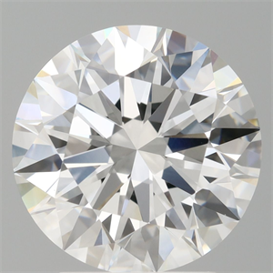 Picture of Lab Grown Diamond 3.03 Carats, Round with Ideal Cut, E Color, VVS2 Clarity and Certified by IGI