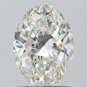 Picture of Natural Diamond 1.20 Carats, Oval with  Cut, H Color, SI1 Clarity and Certified by GIA
