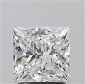 Natural Diamond 2.01 Carats, Princess with  Cut, E Color, I1 Clarity and Certified by GIA