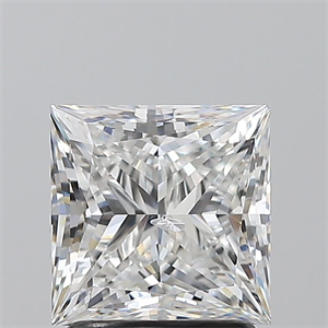 Picture of Natural Diamond 2.01 Carats, Princess with  Cut, E Color, I1 Clarity and Certified by GIA