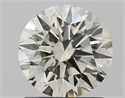 Natural Diamond 1.26 Carats, Round with Excellent Cut, I Color, SI1 Clarity and Certified by IGI