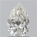 Natural Diamond 1.01 Carats, Pear with  Cut, H Color, SI1 Clarity and Certified by GIA