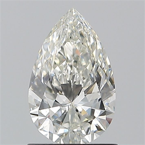 Picture of Natural Diamond 1.01 Carats, Pear with  Cut, H Color, SI1 Clarity and Certified by GIA