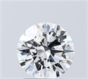 Lab Grown Diamond 1.54 Carats, Round with Ideal Cut, D Color, VS1 Clarity and Certified by IGI