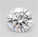 Lab Grown Diamond 1.03 Carats, Round with Ideal Cut, E Color, IF Clarity and Certified by IGI