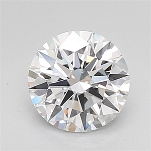 Picture of Lab Grown Diamond 1.03 Carats, Round with Ideal Cut, E Color, IF Clarity and Certified by IGI