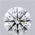 Lab Grown Diamond 3.21 Carats, Round with Ideal Cut, E Color, VVS2 Clarity and Certified by IGI