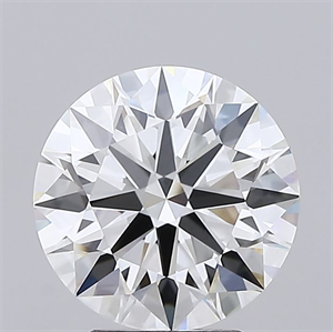 Picture of Lab Grown Diamond 3.21 Carats, Round with Ideal Cut, E Color, VVS2 Clarity and Certified by IGI