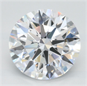 Lab Grown Diamond 3.00 Carats, Round with Ideal Cut, D Color, VVS1 Clarity and Certified by IGI
