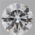 Lab Grown Diamond 5.46 Carats, Round with Excellent Cut, F Color, VVS2 Clarity and Certified by IGI