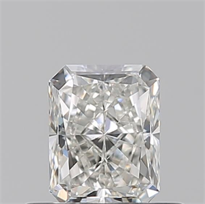 Picture of Natural Diamond 0.50 Carats, Radiant with  Cut, H Color, VS2 Clarity and Certified by GIA