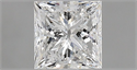 Natural Diamond 1.00 Carats, Princess with  Cut, E Color, VVS1 Clarity and Certified by GIA