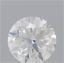 Natural Diamond 0.50 Carats, Round with Very Good Cut, F Color, SI2 Clarity and Certified by IGI